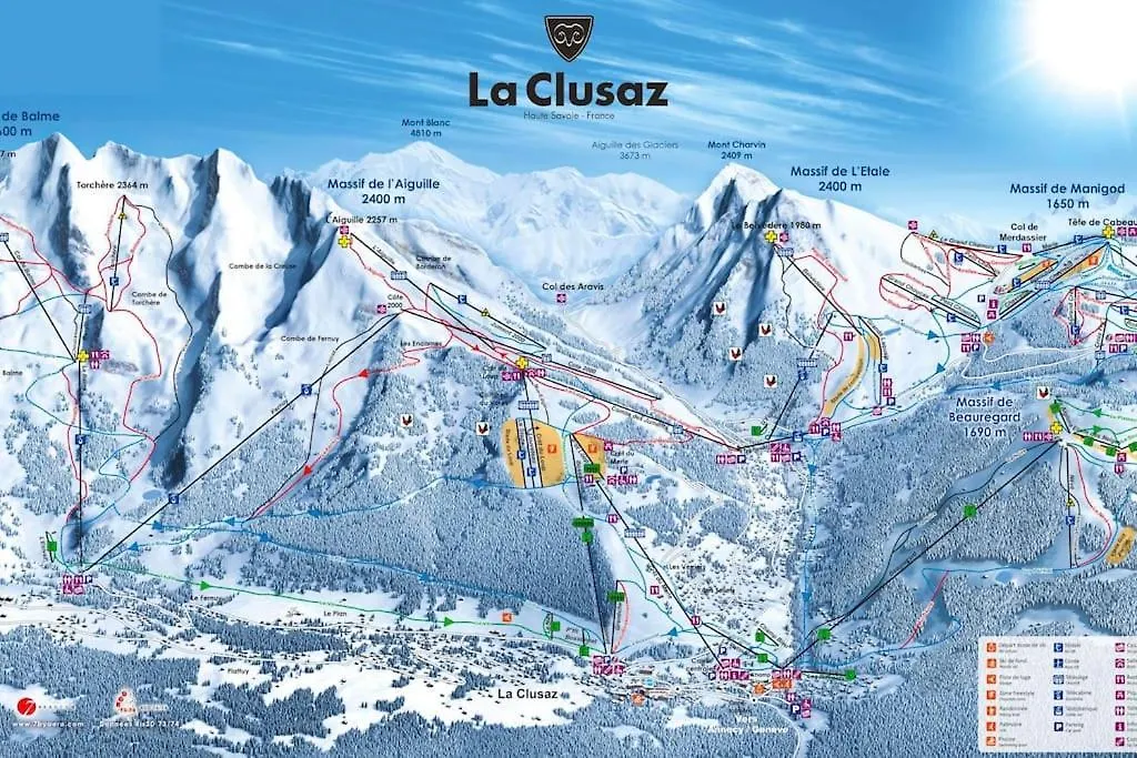 Apartment Appartement La Clusaz Avec Terrasse Sur Les Pistes De Ski Manigod France